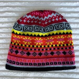 Vibrant Multicolor Knit Beanie